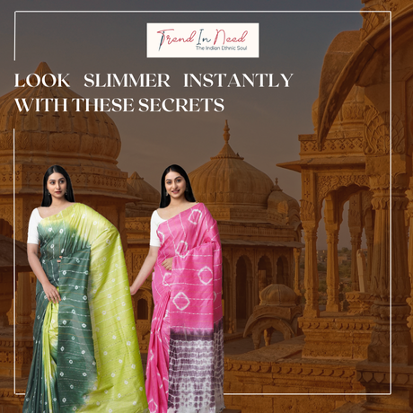 साड़ी ठाठ: इन रहस्यों के साथ तुरंत पतली दिखें