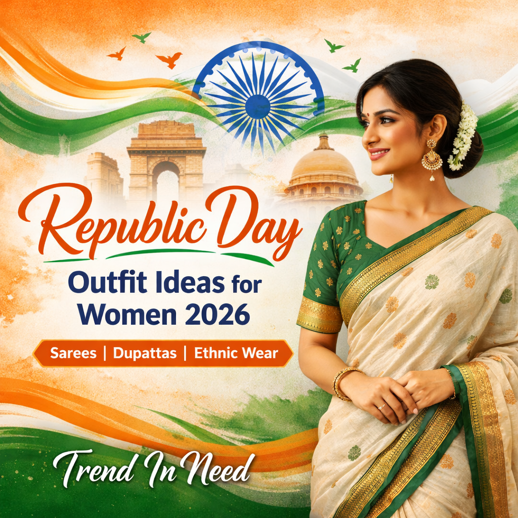 महिलाओं के लिए गणतंत्र दिवस के आउटफिट आइडियाज़, ट्रेंड इन नीड के साथ स्टाइल में मनाएं