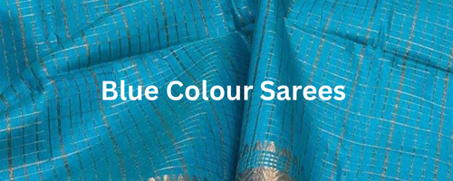 Blue Color Saree
