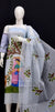 Unstitched Rajasthani Kota Hand Painted Suit displayed on a mannequin.