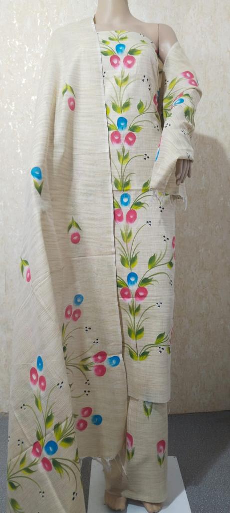 Premium Quality Matka Cotton Floral Print Salwar Suit Design - D No. 006