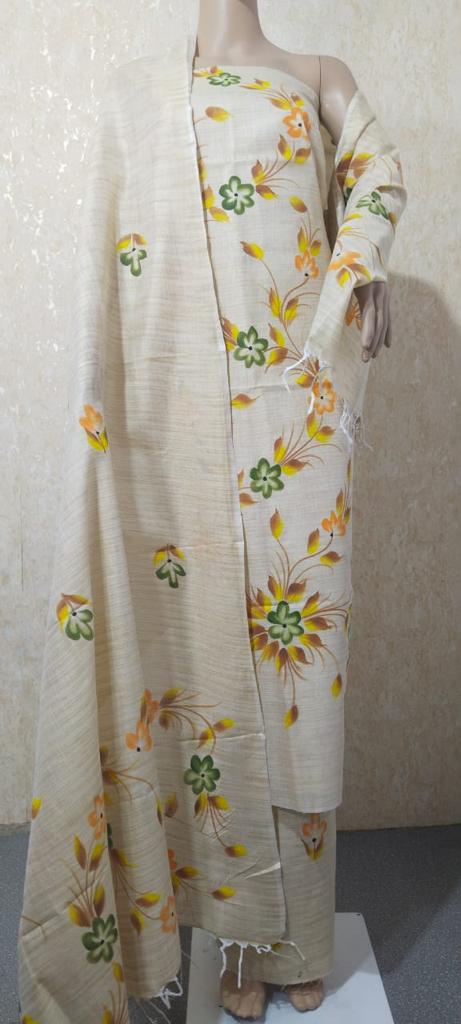 Premium Quality Matka Cotton Floral Print Salwar Suit Design - D No. 007