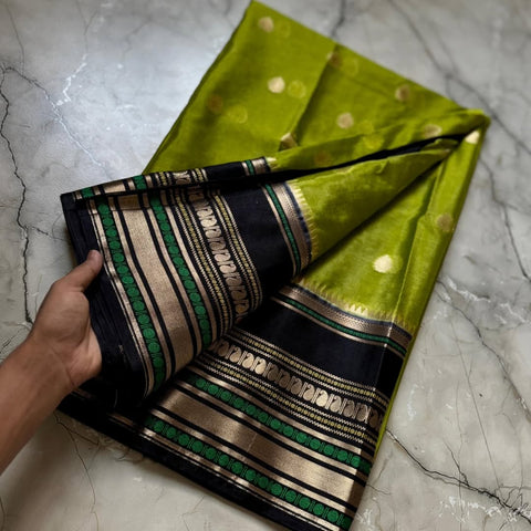 Banarasi Warm Silk Saree - Green Color