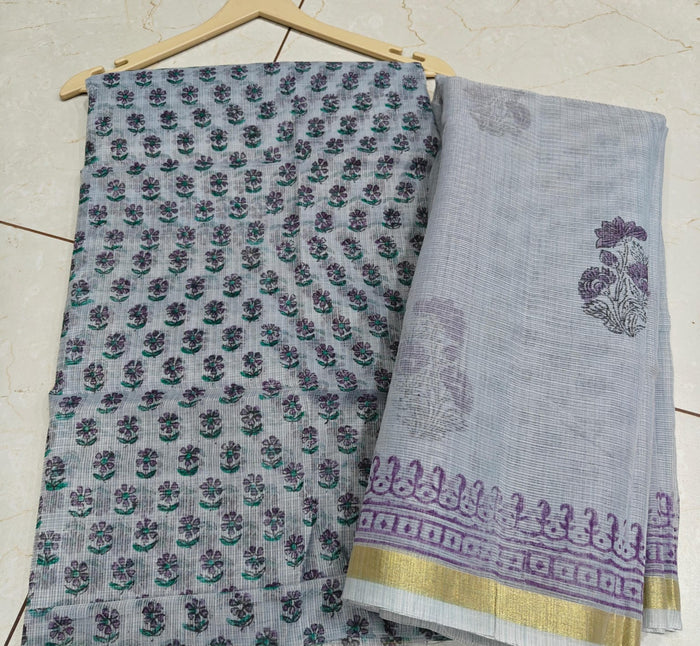 Kota Doria Dress Material
