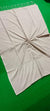 Cotton Ikkat Weaving Saree With Running Blouse - White Color - Trend In Need