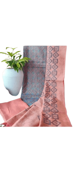 Cotton Silk Grey Color Dress Material - Trend In Need