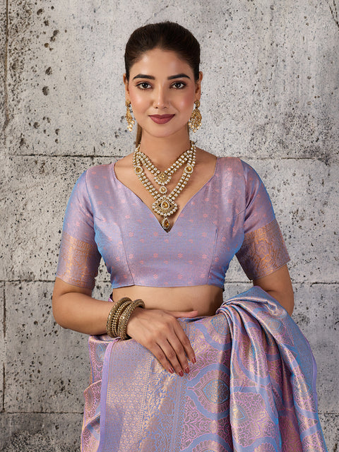 బ్లాక్ ప్రింటెడ్ కోట డోరియా చీర - ఆకుపచ్చ రంగు