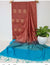 Baswada Silk Woven Brown Blue Color Dress Material - Trend In Need