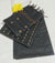 Black Color Woven Design Cotton Silk Dress Material - Trend In Need