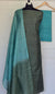 Blue Color Handwoven Cotton Silk Dress Material - Trend In Need