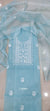 Blue Color Kota Doria Cotton Embroidered Dress Material - Trend In Need