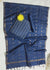 Blue Color Woven Design Cotton Silk Dress Material - Trend In Need