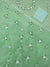 Green Color Kota Doria Cotton Mix Embroidered Dress Material - Trend In Need