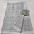 Grey Color Machine Embroidered Kota Doria Cotton Saree - Trend In Need