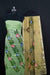 Hand Brush Painted Kota Doria Cotton Mix Green Color Dress Material - Trend In Need
