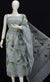 Hand Brush Painted Kota Doria Cotton Mix Grey Color Dress Material - Trend In Need