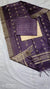Handwoven Cotton Silk Purple Color Dress Material - Trend In Need