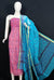 Kota Doria Cotton Block Printed Pink Blue Color Dress Material - Trend In Need