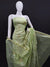 Kota Doria Cotton Block Printed Pista Green Color Dress Material - Trend In Need
