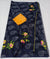 Kota Doria Cotton Embroidered Navy Blue Color Saree with Fine Block Print - Trend In Need