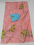 Kota Doria Cotton Embroidered Pink Color Saree with Fine Block Print - Trend In Need