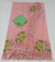Kota Doria Cotton Embroidered Saree Pink Color with Fine Block Print - Trend In Need