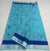 Kota Doria Cotton Hand Brush Painted Blue Color Saree - Trend In Need