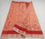 Kota Doria Cotton Hand Brush Painted Peach Color Saree - Trend In Need