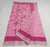 Kota Doria Cotton Hand Brush Painted Pink Color Saree - Trend In Need