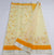 Kota Doria Cotton Hand Brush Painted Yellow Color Saree - Trend In Need