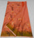 Kota Doria Cotton Mix Hand Brush Painted Red Color Saree - Trend In Need