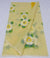 Kota Doria Cotton Mix Yellow Color Hand Brush Painted Saree - Trend In Need
