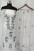 Kota Doria Cotton White Color Embroidered Dress Material - Trend In Need