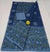 Kota Doria Pure Cotton Hand Block Printed Blue Color Saree - Trend In Need