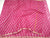 Kota Doria Pure Cotton Leheriya Print Pink Color Saree - Trend In Need