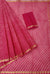 Kota Doria Pure Cotton Pink Color Leheriya Print Saree - Trend In Need