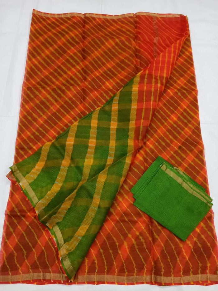Kota Silk Saree - Red