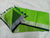 Linen Cotton Mix Green Navy Blue Color Saree - Trend In Need