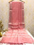 Linen Cotton Mix Pink Color Plain Saree - Trend In Need