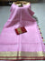 Linen Cotton Mix Pink Color Saree - Trend In Need