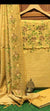 Matka Cotton Embroidered Dress Material Yellow Color - Trend In Need