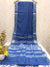Navy Blue Color Plain Zari Woven Linen Cotton Saree - Trend In Need