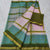 Pure Cotton Kota Doria Multi Tie Dye Blue Green Color Saree - Trend In Need