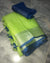 Pure Linen 140 Thread Count Plain Green Color Saree - Trend In Need