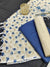 Semi Raw Silk Dress Material Blue Color With Handwoven Cotton Silk Dupatta - Trend In Need