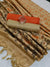 Semi Raw Silk Orange Color Dress Material With Handwoven Cotton Silk Dupatta - Trend In Need