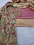Semi Raw Silk Pink Color Dress Material With Handwoven Cotton Silk Dupatta - Trend In Need