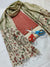 Semi Raw Silk Red Color Dress Material With Handwoven Cotton Silk Dupatta - Trend In Need