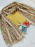 Semi Raw Silk Yellow Color Dress Material With Handwoven Cotton Silk Dupatta - Trend In Need